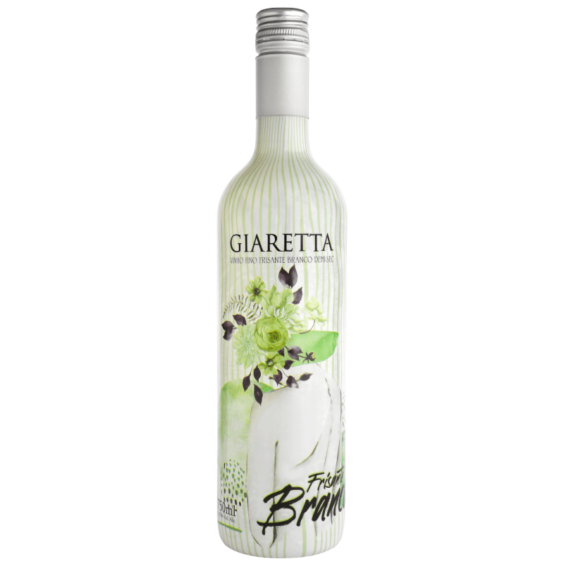 Vinho Fino Frisante Demi-Sec Branco Giaretta 750ml - Cx c/ 6 unidades